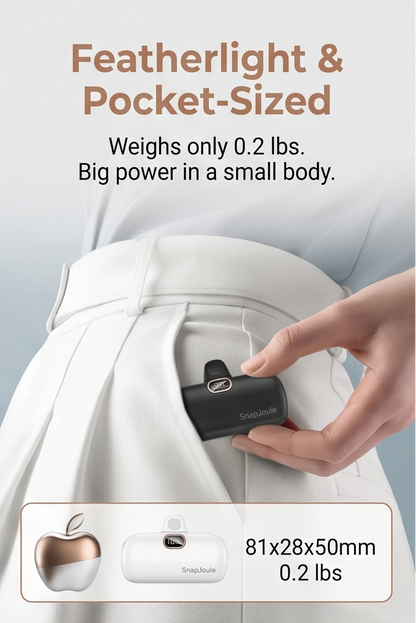 SnapJoule™ Mini Portable Charger (5000mAh)